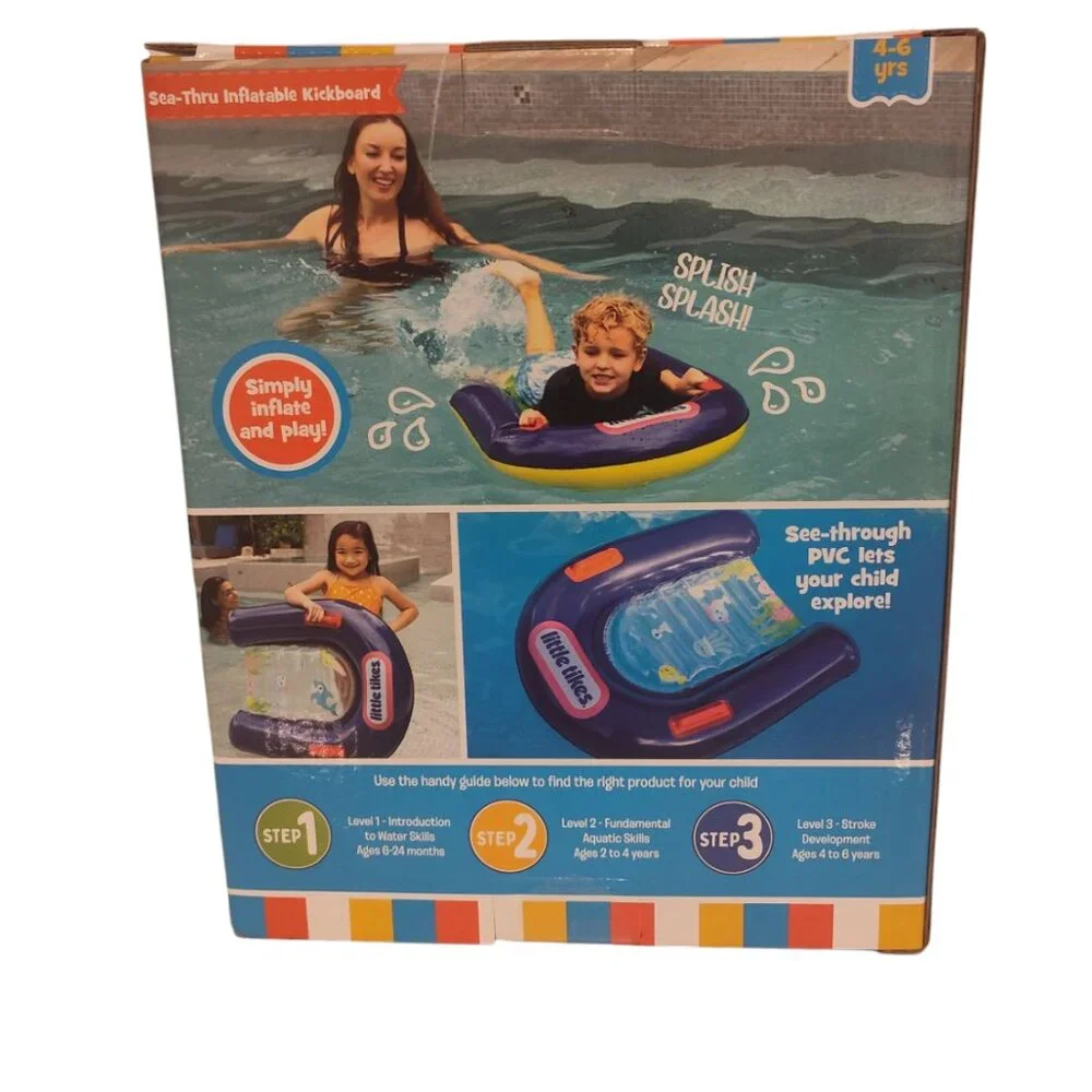 See Through Inflatable Kickboard - Picture 2 of 2